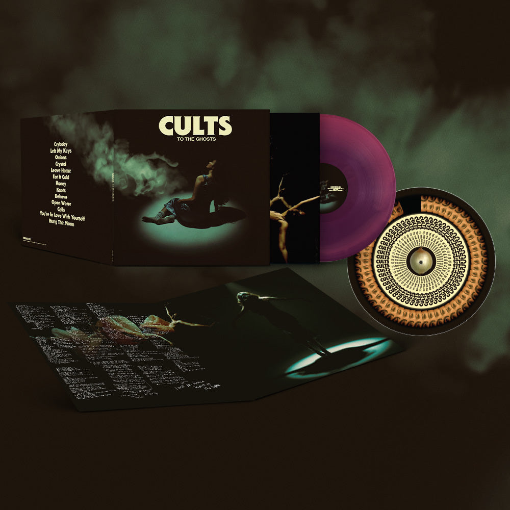 Cults "To the Ghosts" Pinkurple Vinyl - SIGNED ZOETROPE Slipmat - D2C EXCLUSIVE
