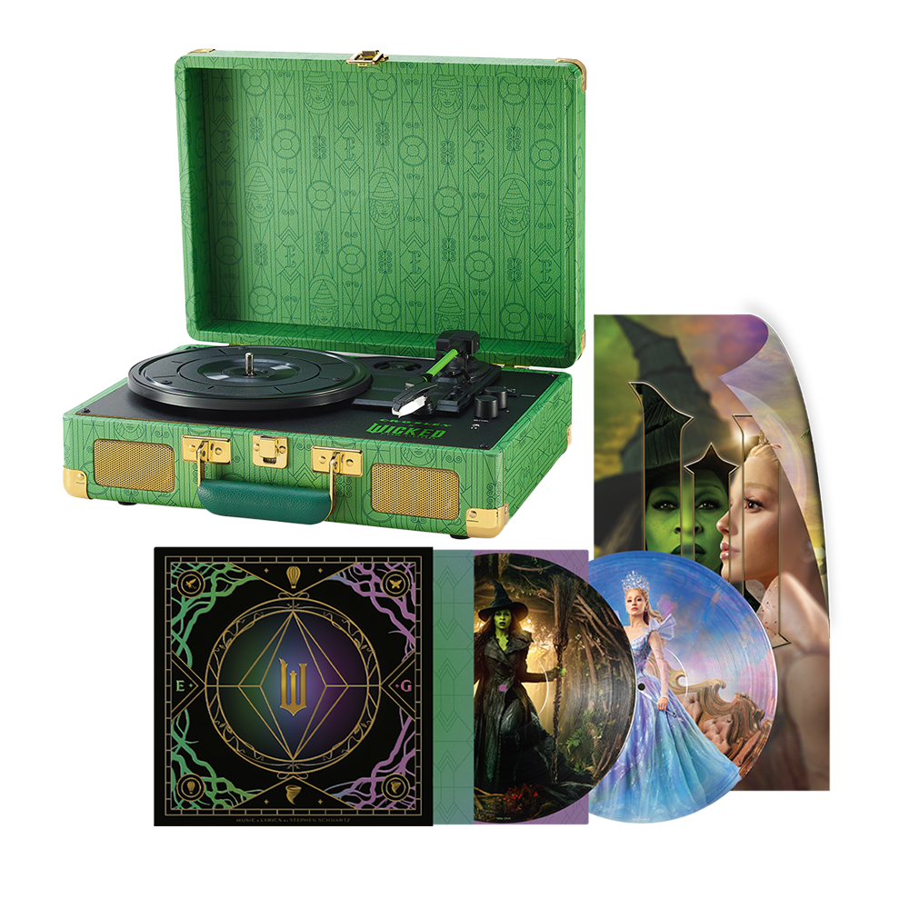 Wicked Elphaba Cruiser Record Player In Emerald Green + Wicked