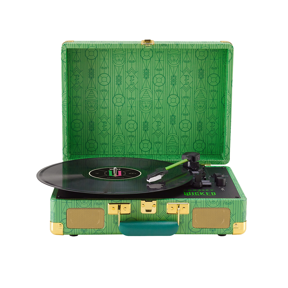 Wicked Elphaba Cruiser Record Player In Emerald Green - Republic