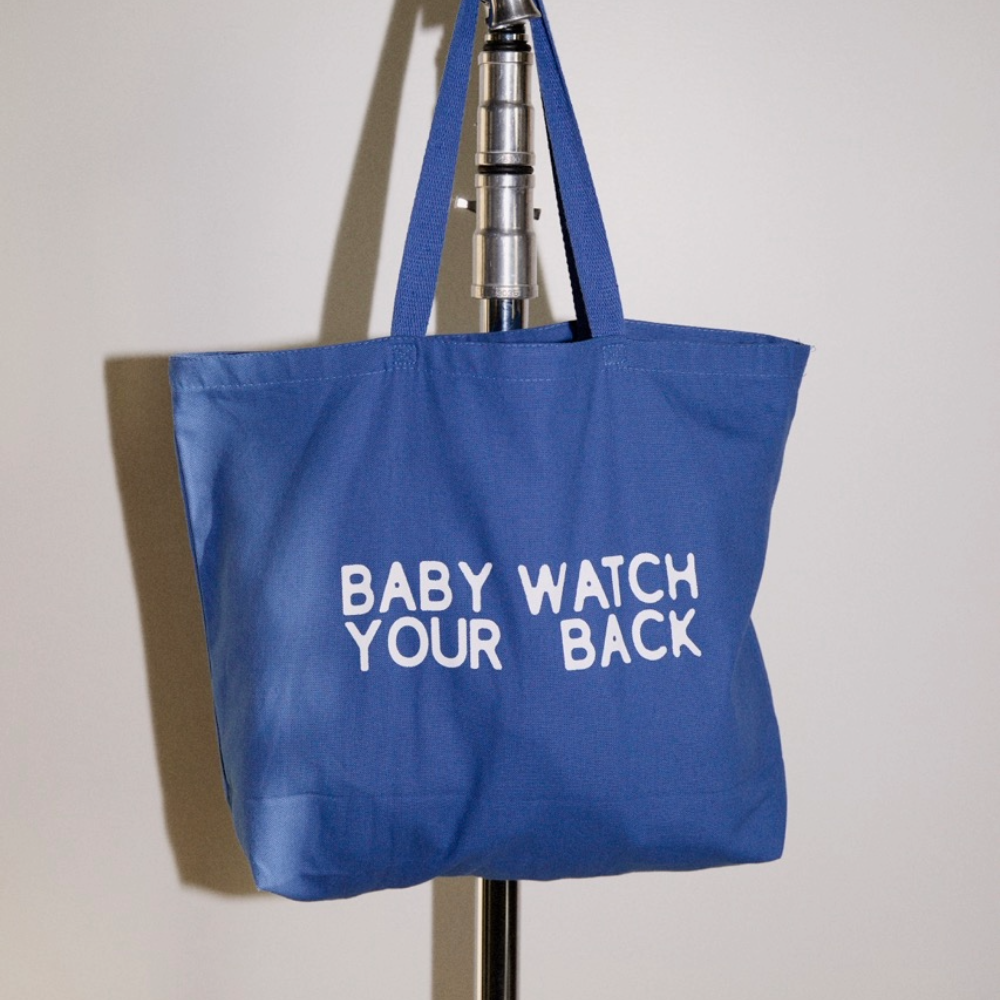Baby Watch your Back Tote Staged