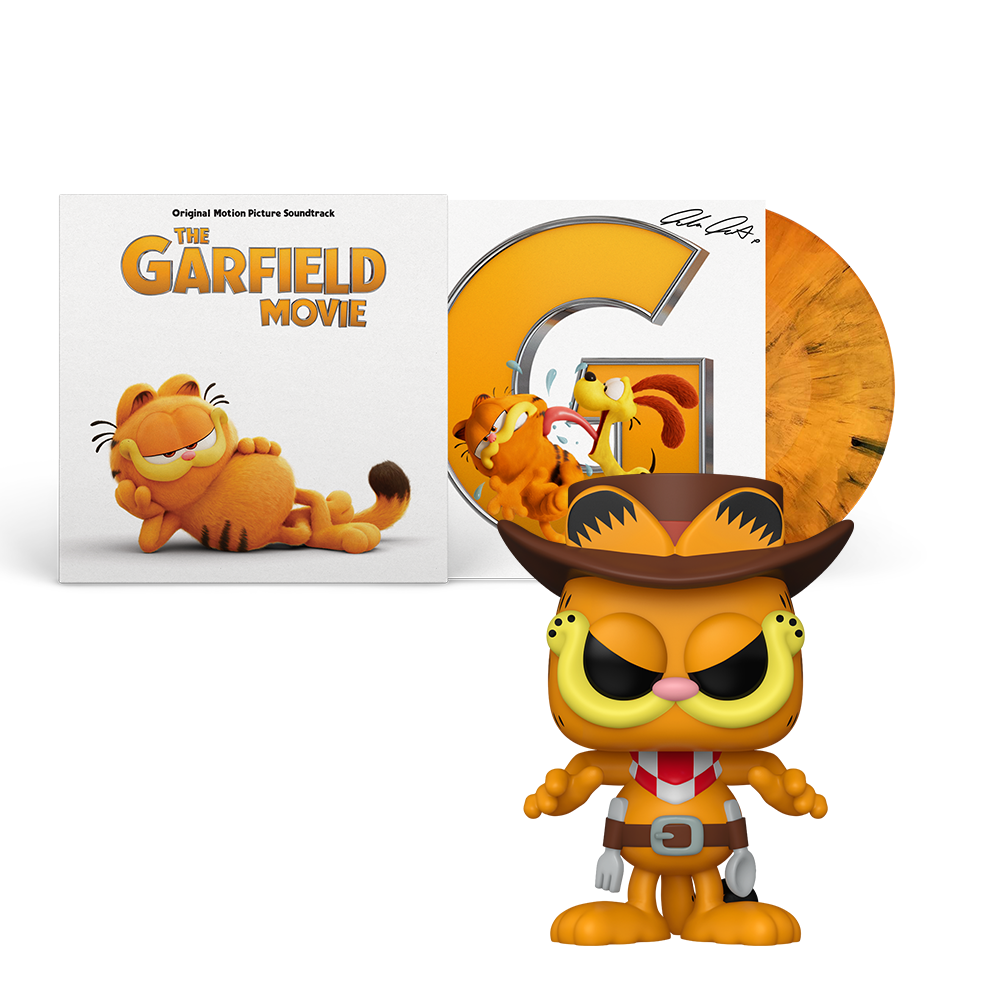 The Garfield Movie (Signed) 1LP + pop! Garfield Bundle