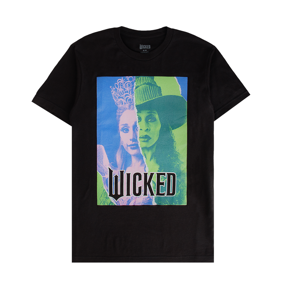 Glinda & Elphaba Split Juniors Tee