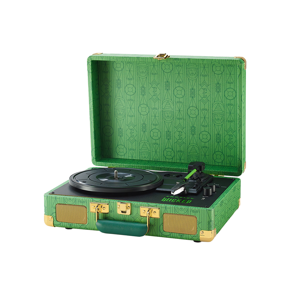 Wicked Elphaba Cruiser Record Player In Emerald Green + Wicked