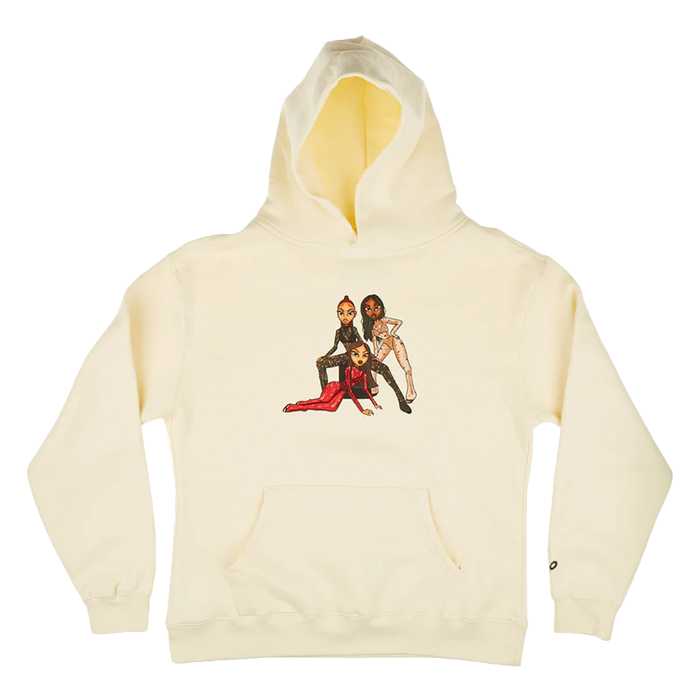 FLO, Illustration Homage Hoodie: Butter Front 