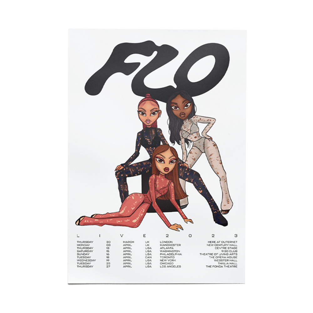 FLO, Fan Art Tour-Date Poster