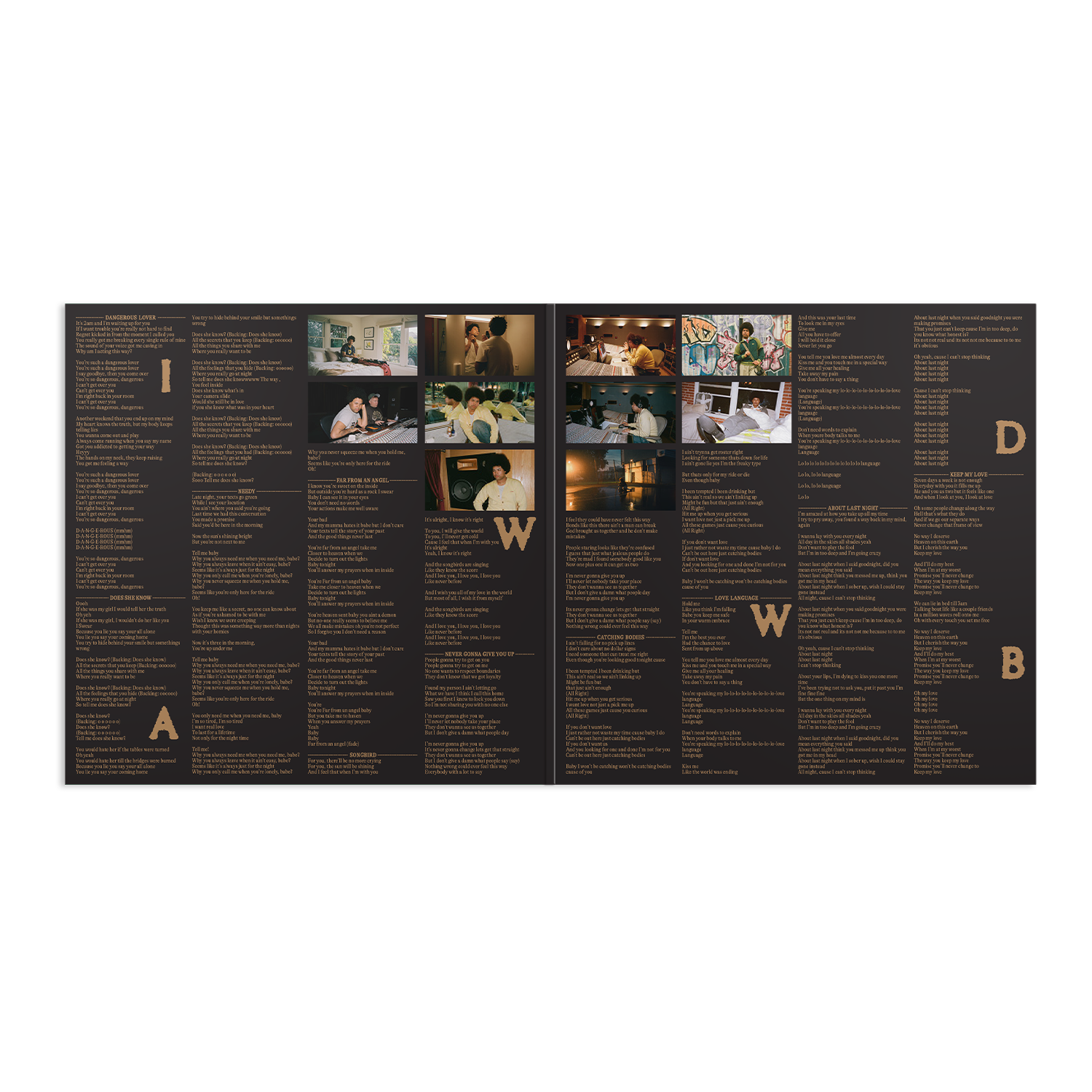 In A World We Don't Belong LP - Inside