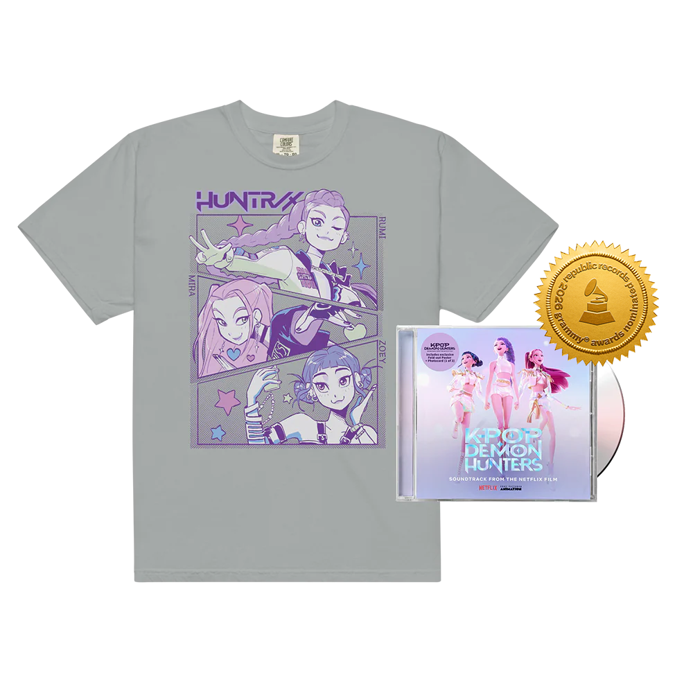 KPop Demon Hunters (Soundtrack from the Netflix Film) CD + HUNTR/X T-Shirt
