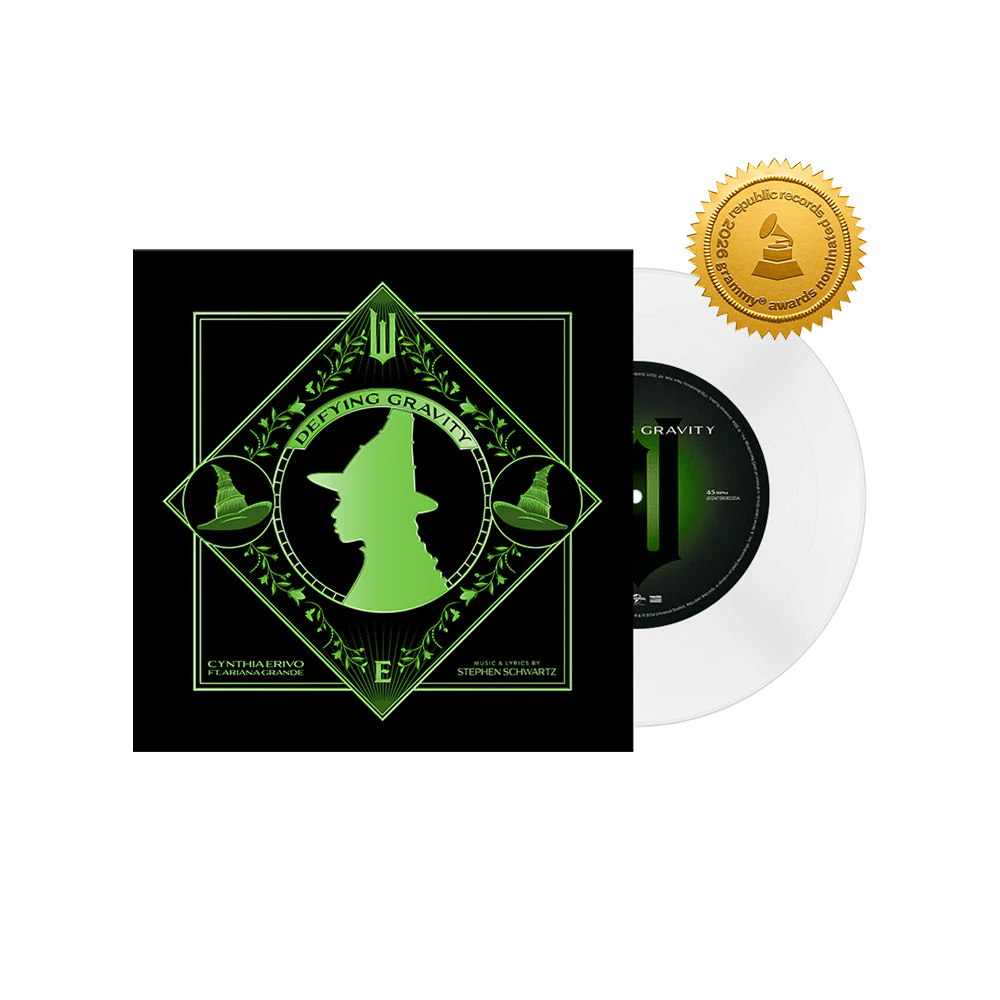 Wicked: The Soundtrack - Cynthia Erivo ft. Ariana Grande - Defying Gravity (Clear Vinyl) 7”