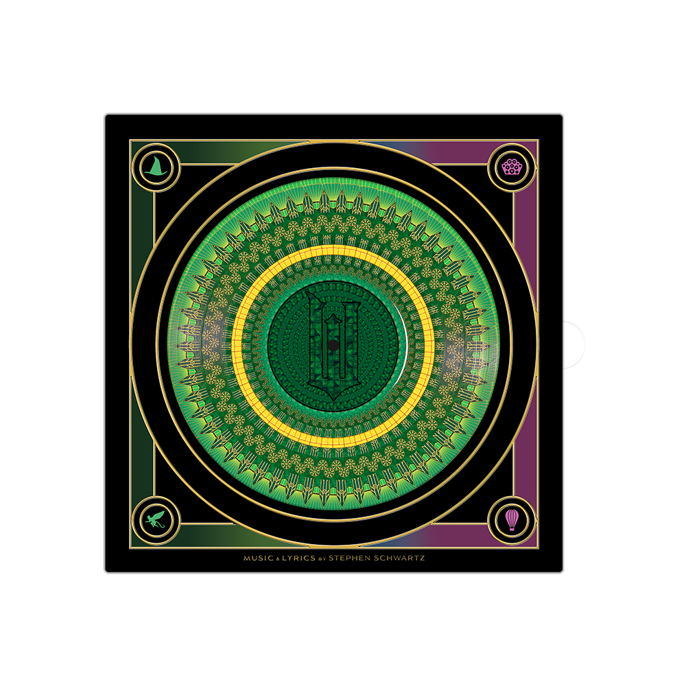 Wicked: For Good - The Soundtrack Zoetrope Vinyl Cover