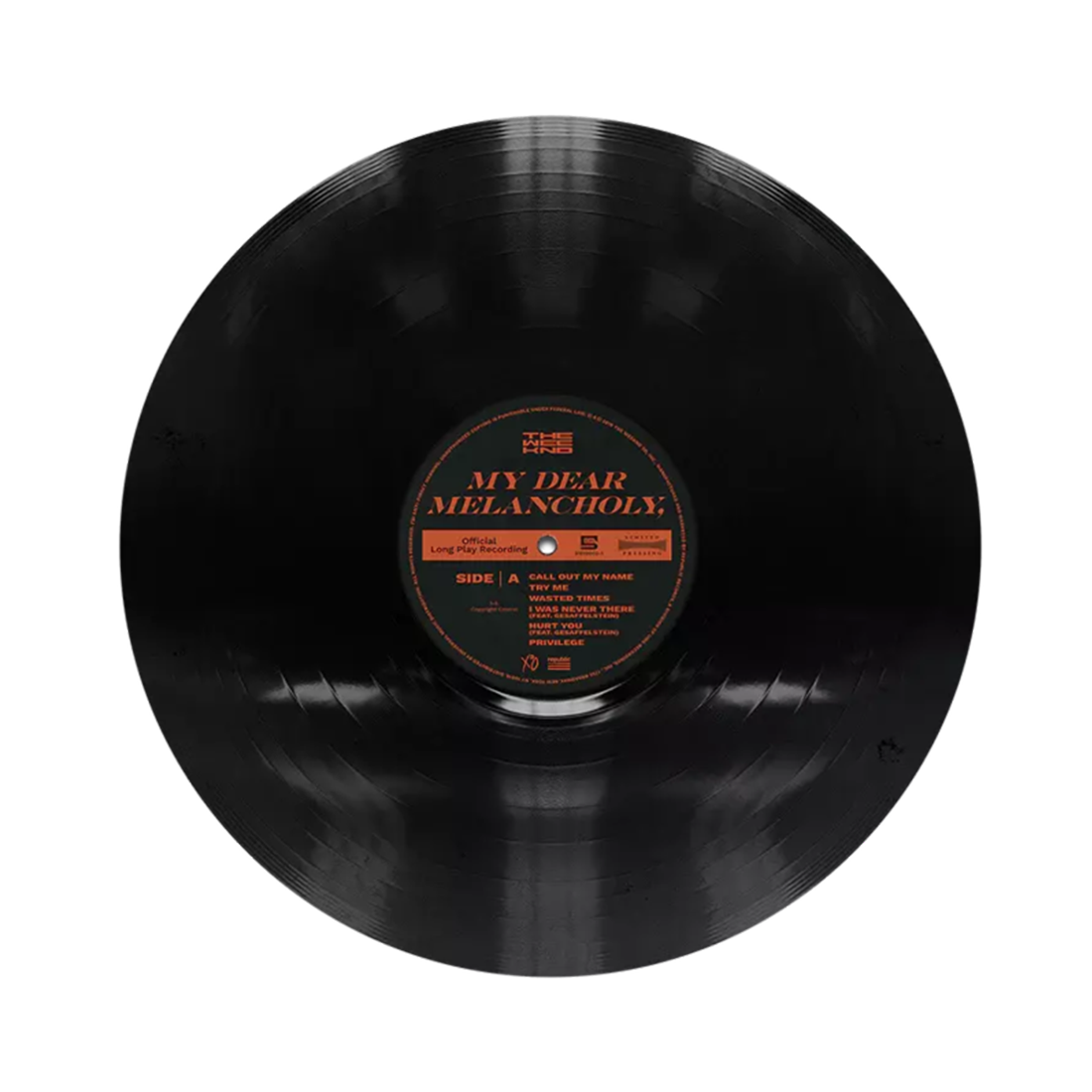 MY DEAR MELANCHOLY, LP Side A